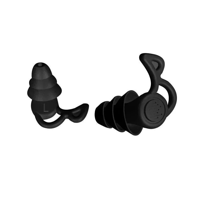 Bouchons d'oreille Decalo en silicone souple, réutilisables, pour dormir malgré le ronflement